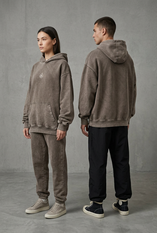 Dark Monk Semitone Oversized Hoodie