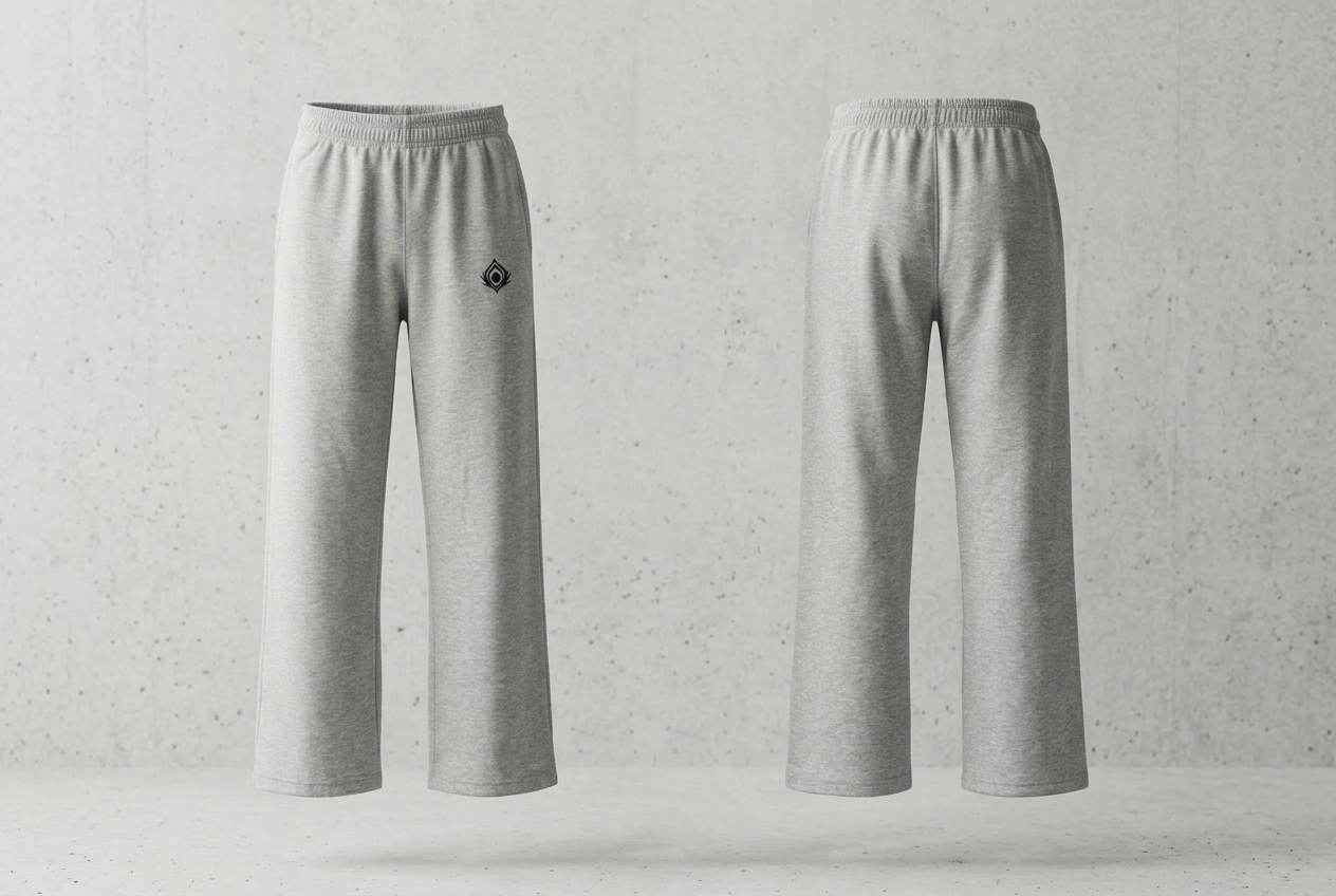 Dark Monk Wide Leg Sweatpants