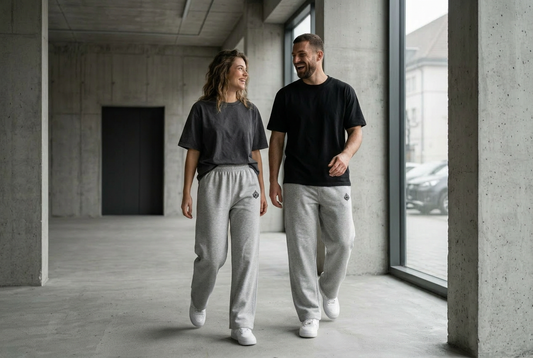 Dark Monk Wide Leg Sweatpants