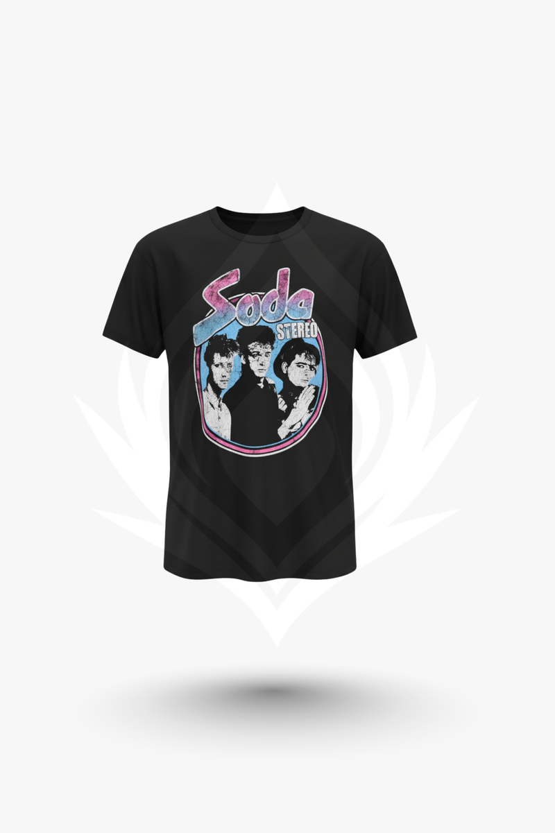Soda Stereo — Retro Wave Tee - Polera
