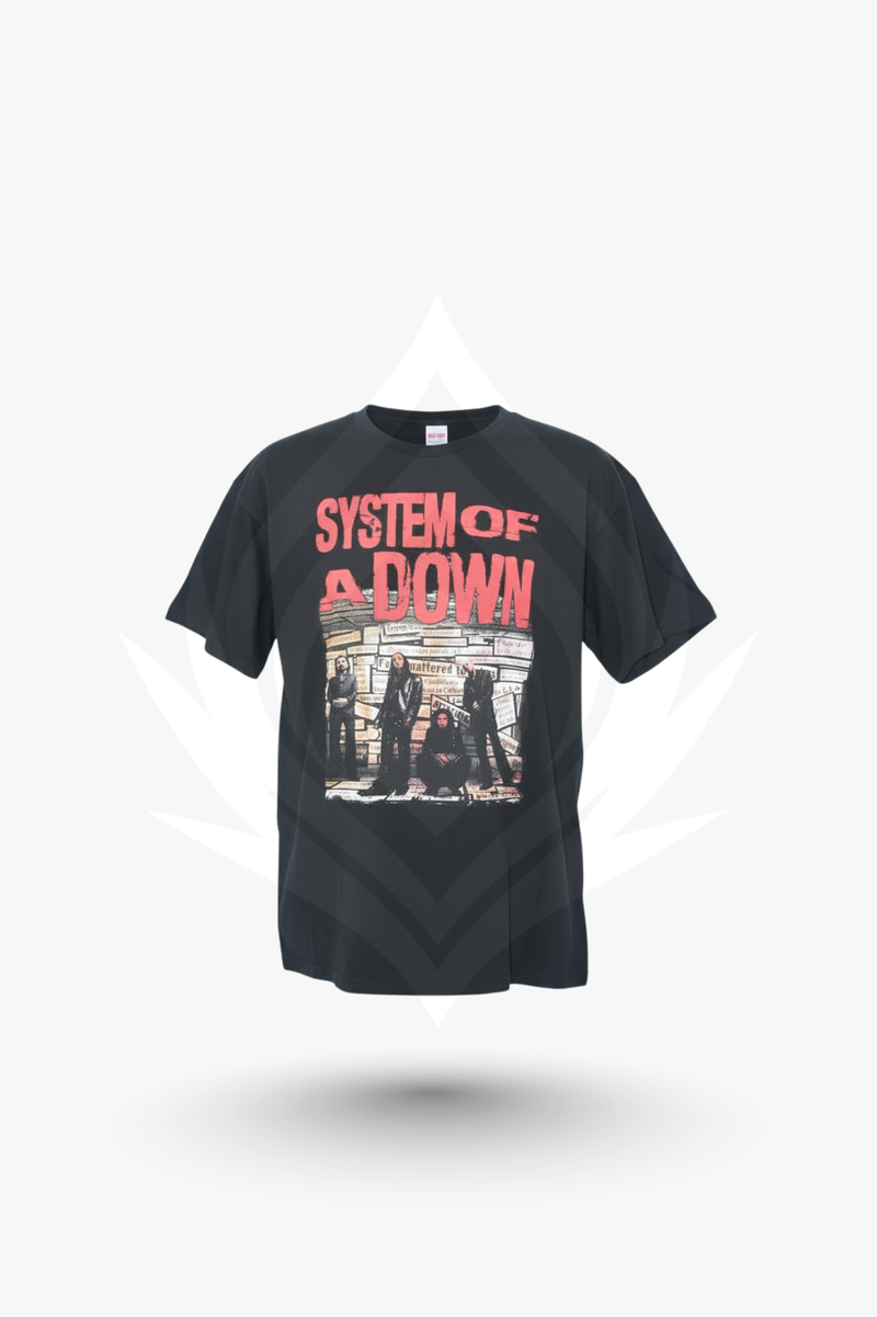 System Of A Down — Toxic Headlines Tee - Polera