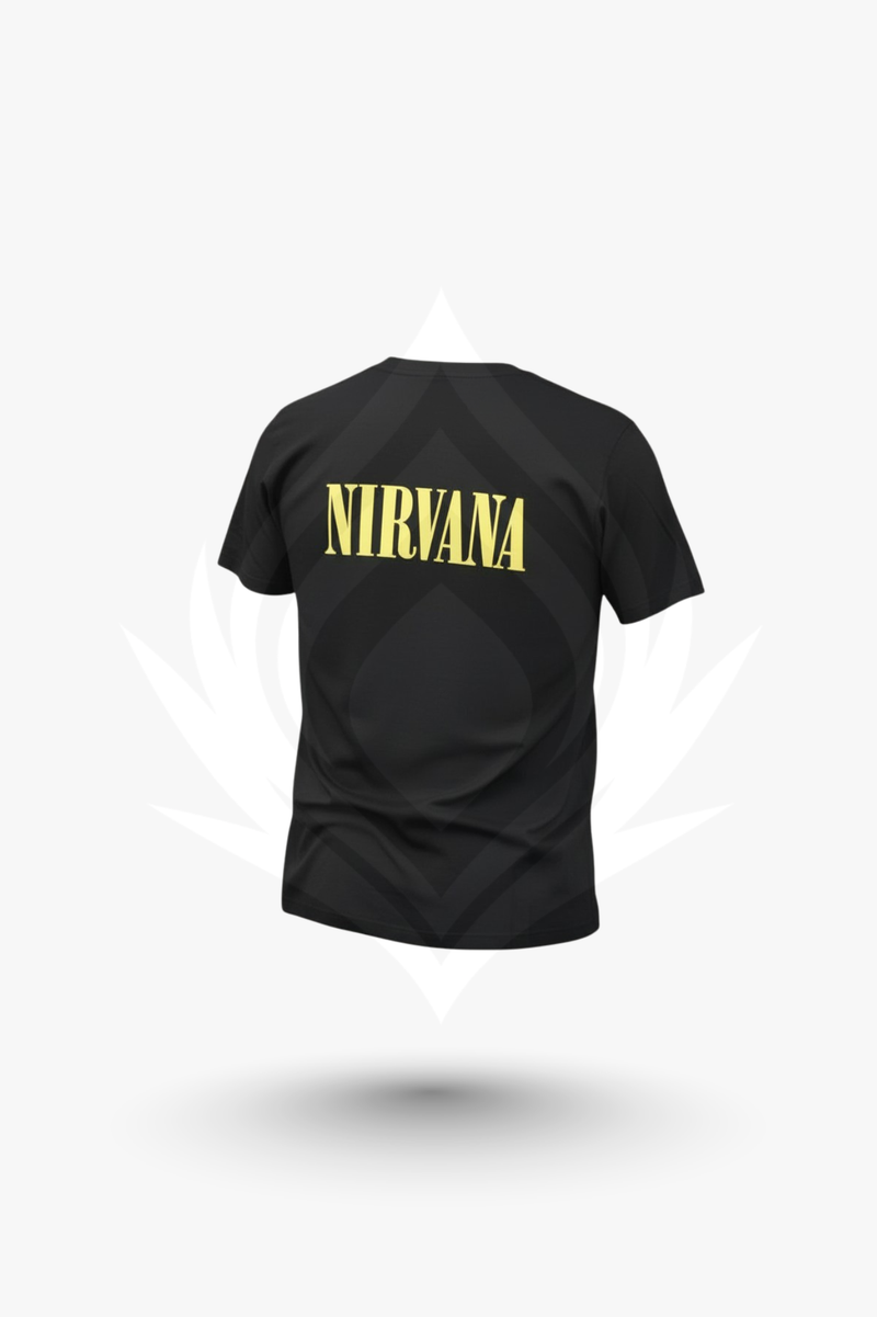Nirvana — Smiley Icon Tee - Polera