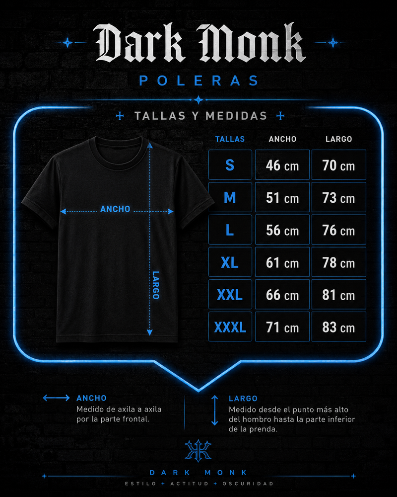 The Semitone Tee — Dark Monk