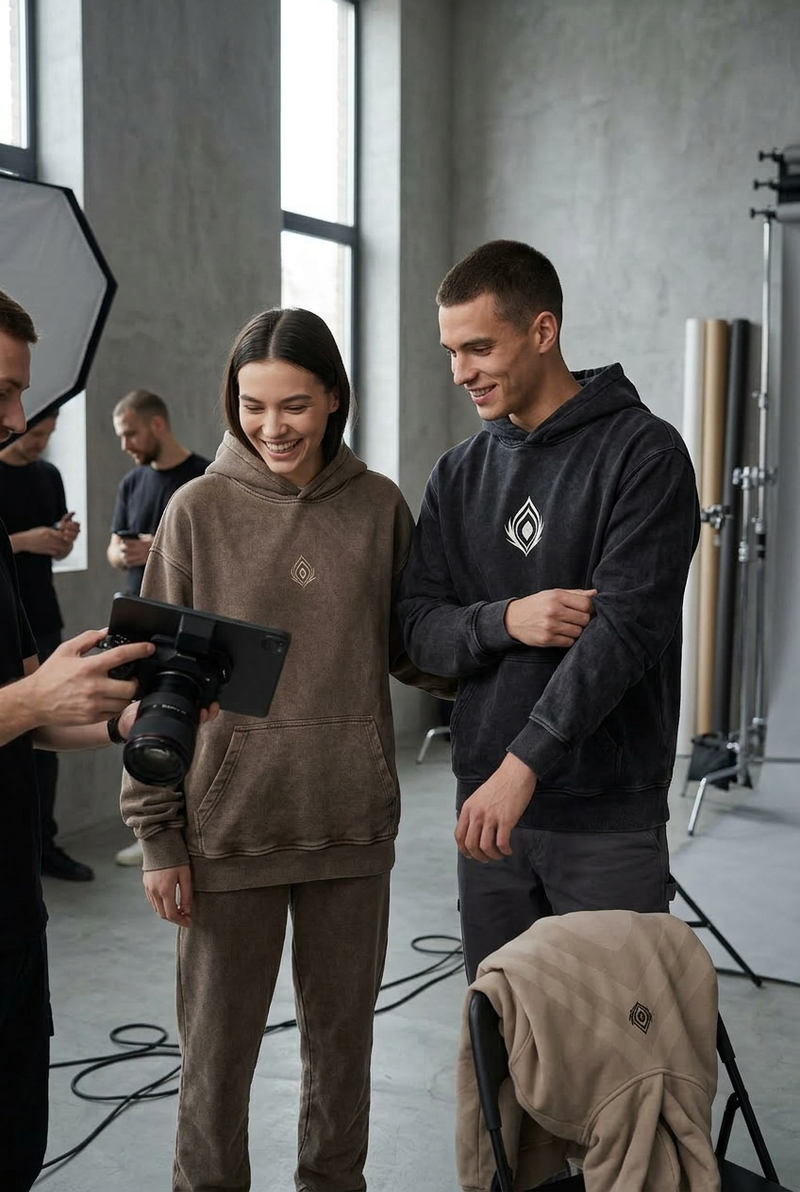 Dark Monk Semitone Oversized Hoodie