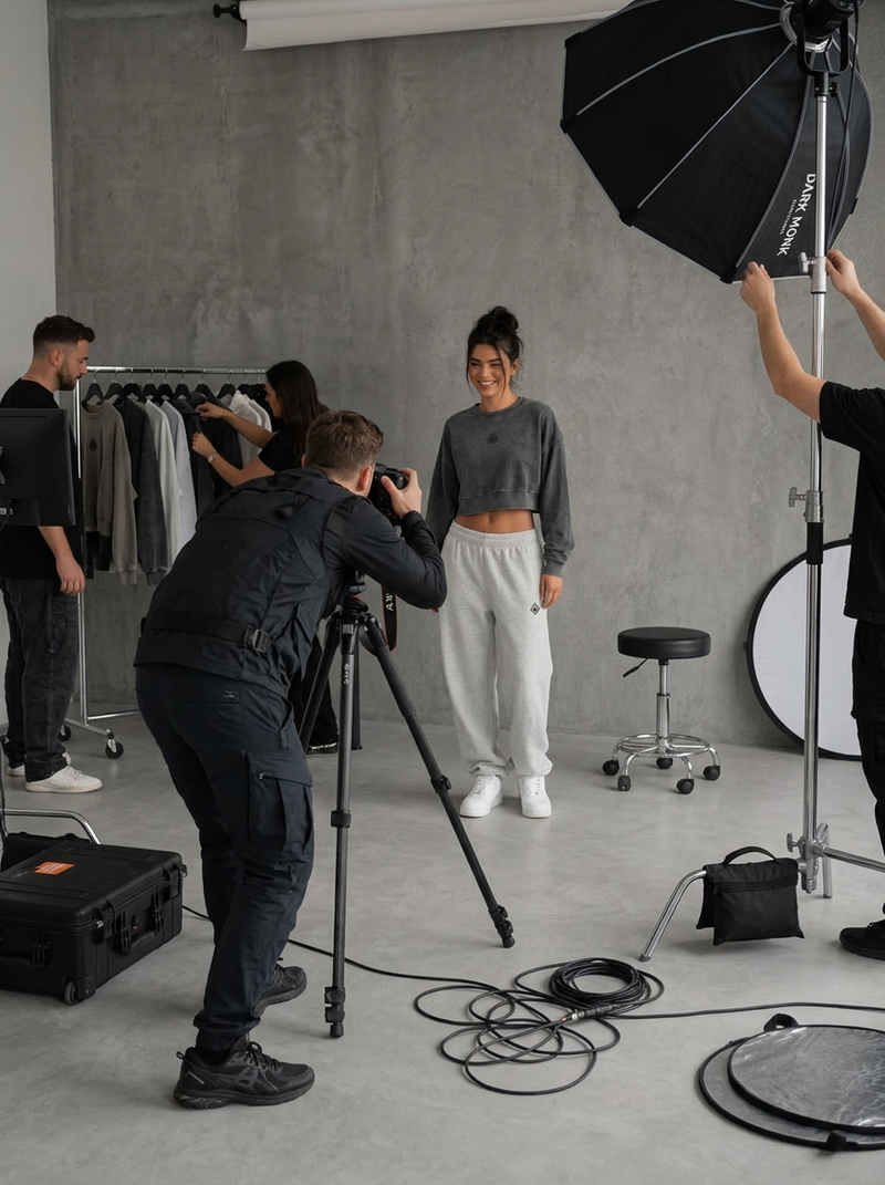 The Aura Cropped Crew — Dark Monk