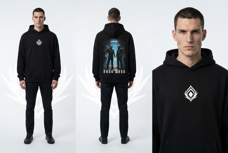 The Semitone Hoodie — Dark Monk