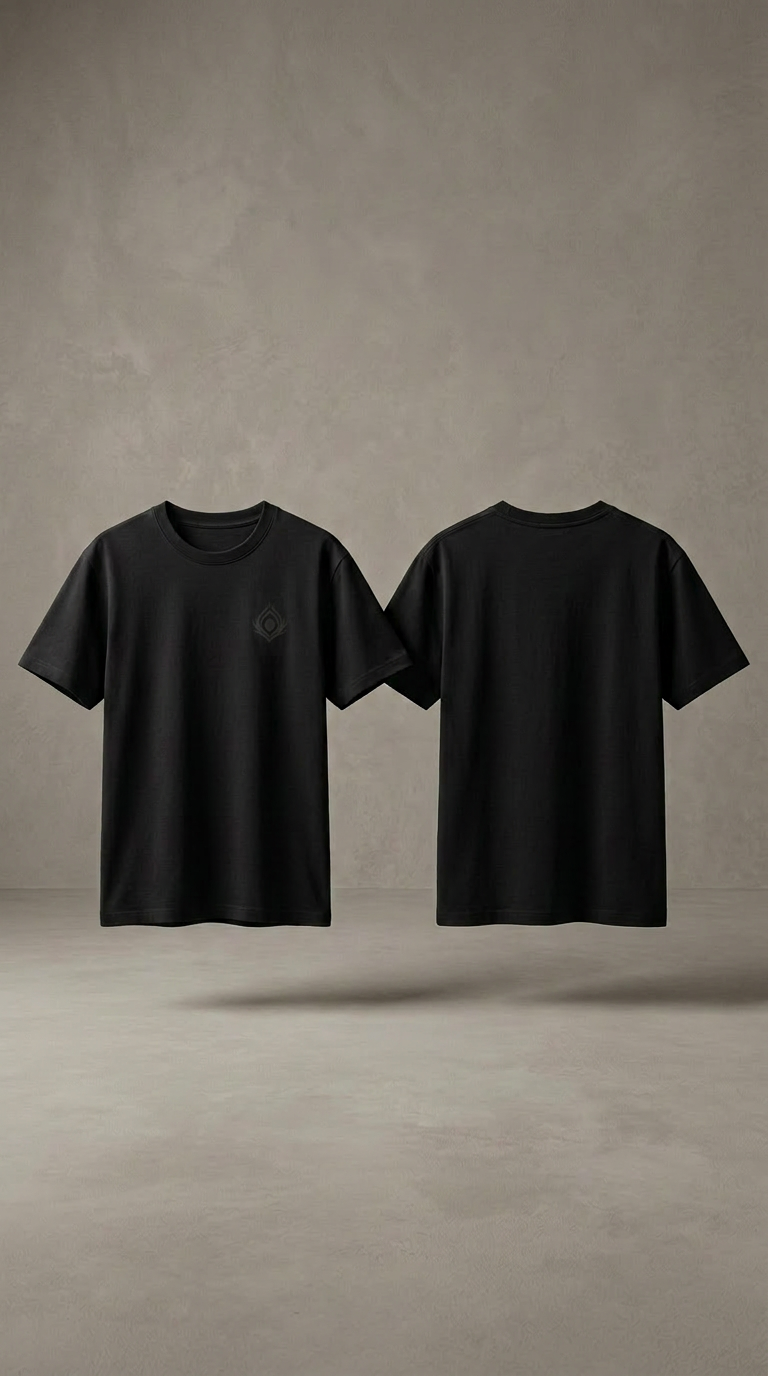 Dark Monk Essential Tee — Algodón Premium