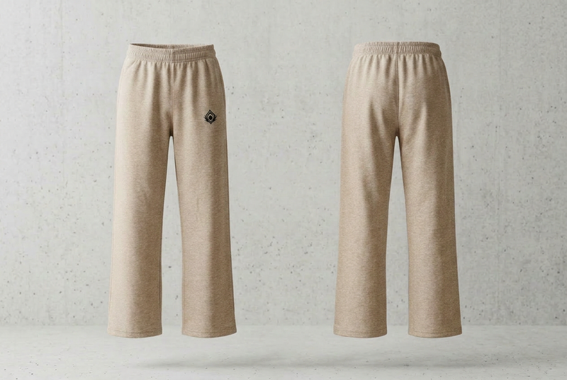 Dark Monk Wide Leg Sweatpants