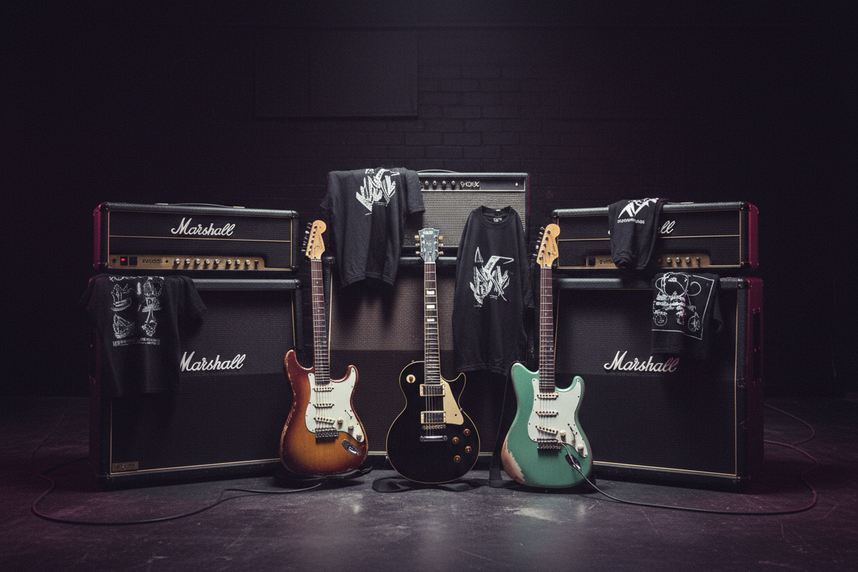 Amplificadores y guitarras Dark Monk